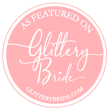 Glittery Bride Featured Badge